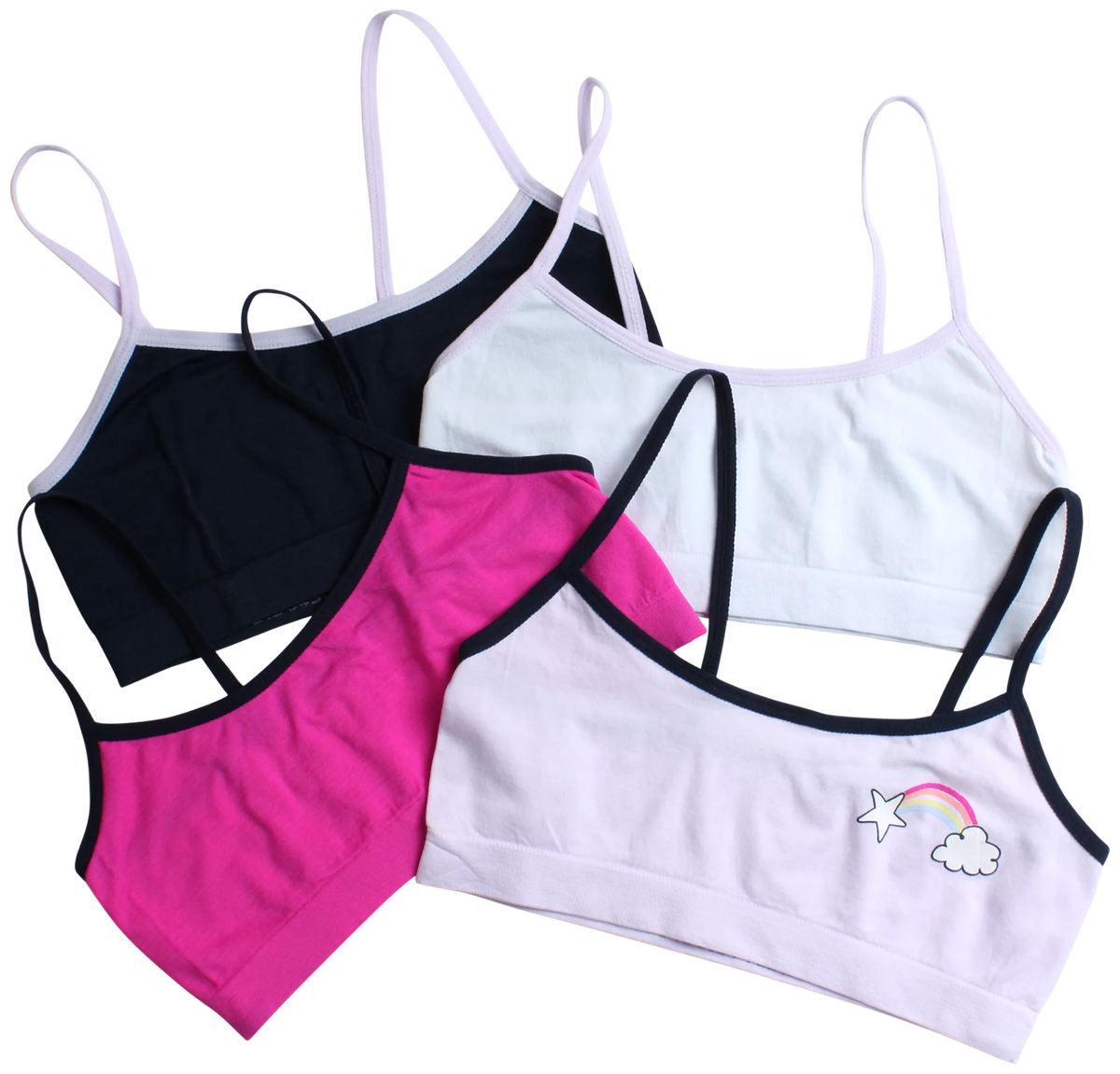 8 Pack Seamless Girls' Training Bra Bralette B221306