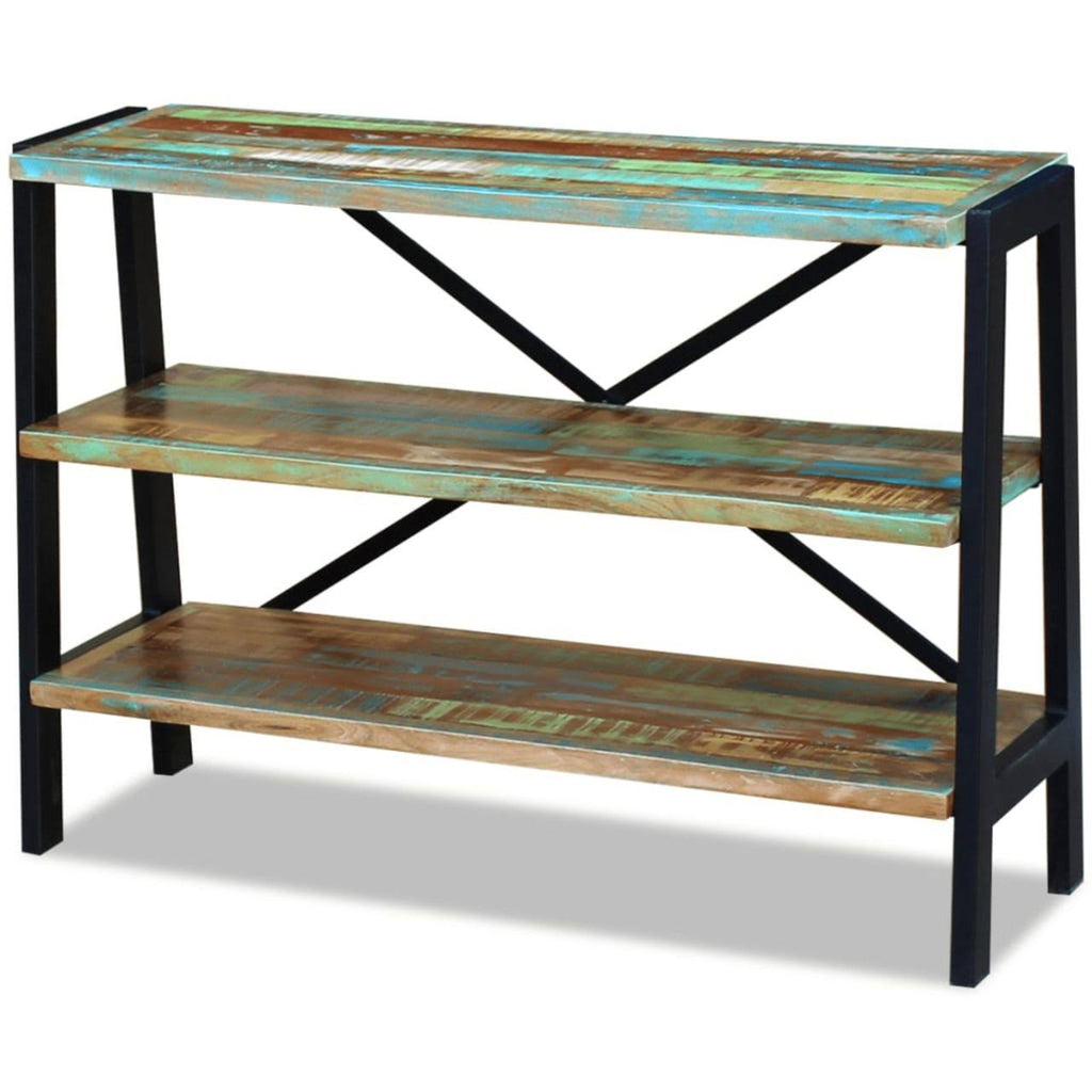 Solid Reclaimed Wood Sideboard 3 Shelves N268