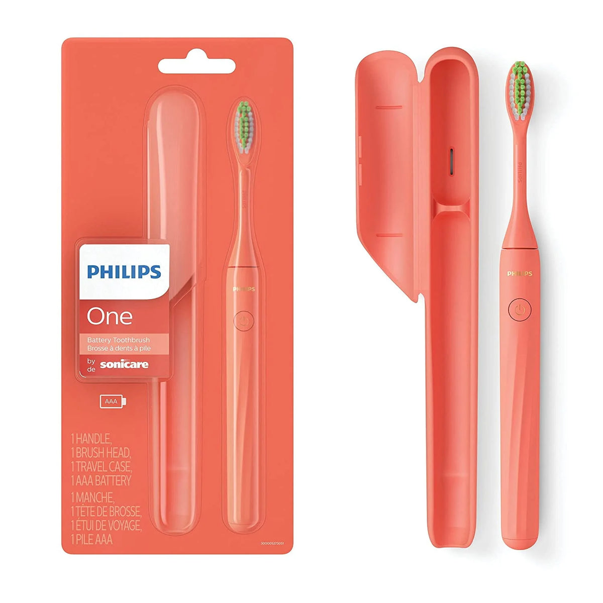 Coral Battery Toothbrush with Brush Heads Z673445
