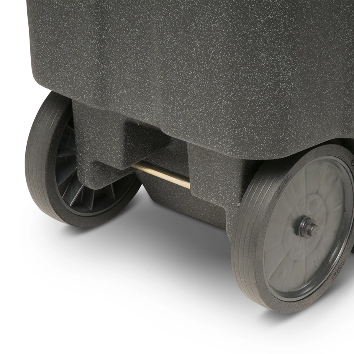 64 Gal. Trash Can with Quiet Wheels and Lid P201728