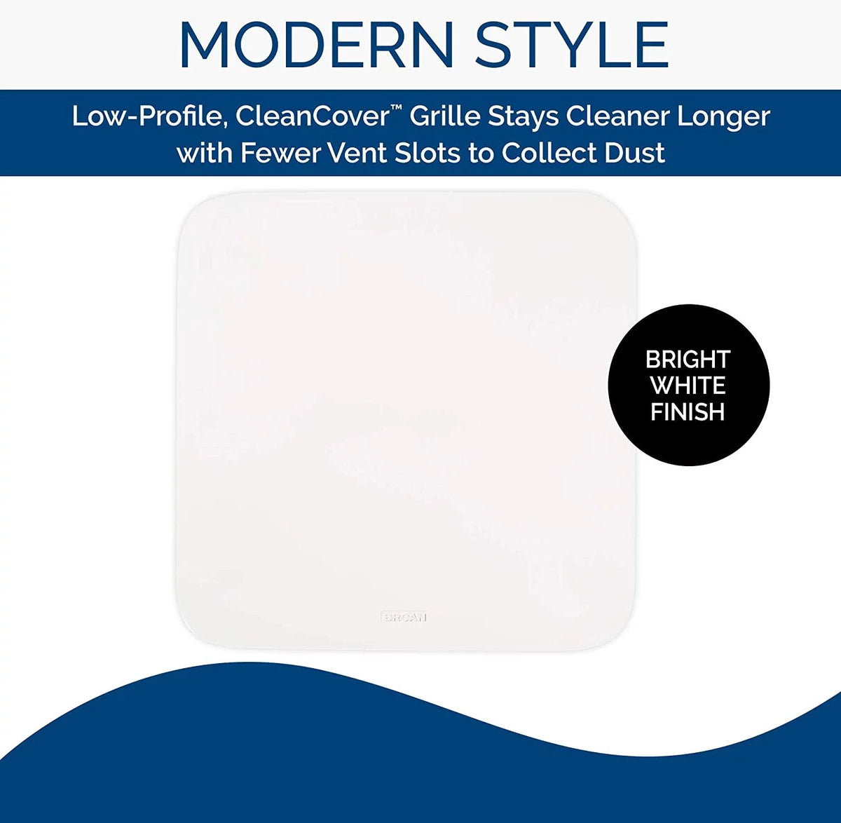 White Bath Fan Grille Cover J158798