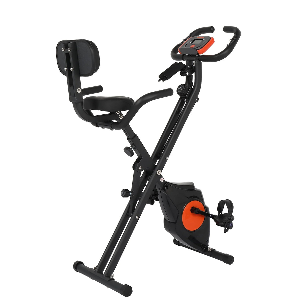 Folding Exercise Bike Black J58305
