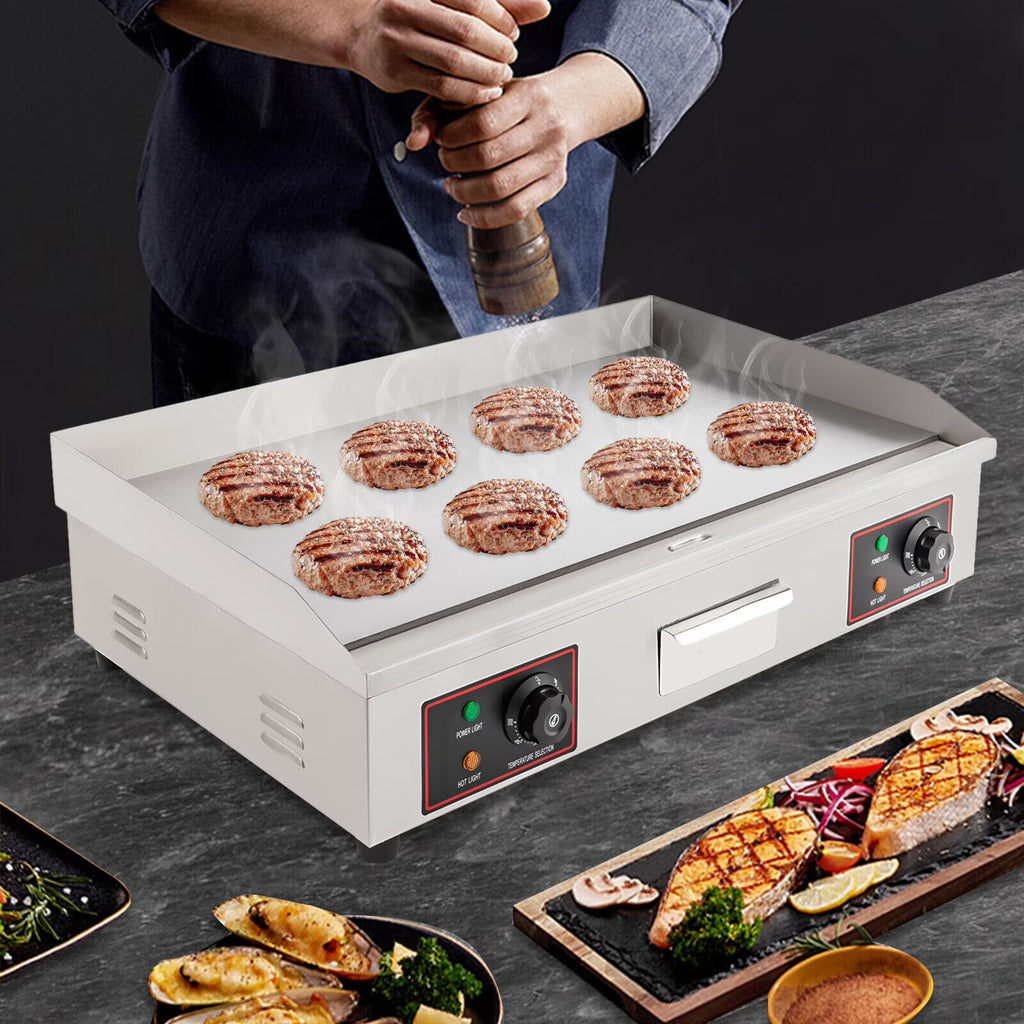 3000W 30" Commercial Electric Griddle Flat Top Grill S1865