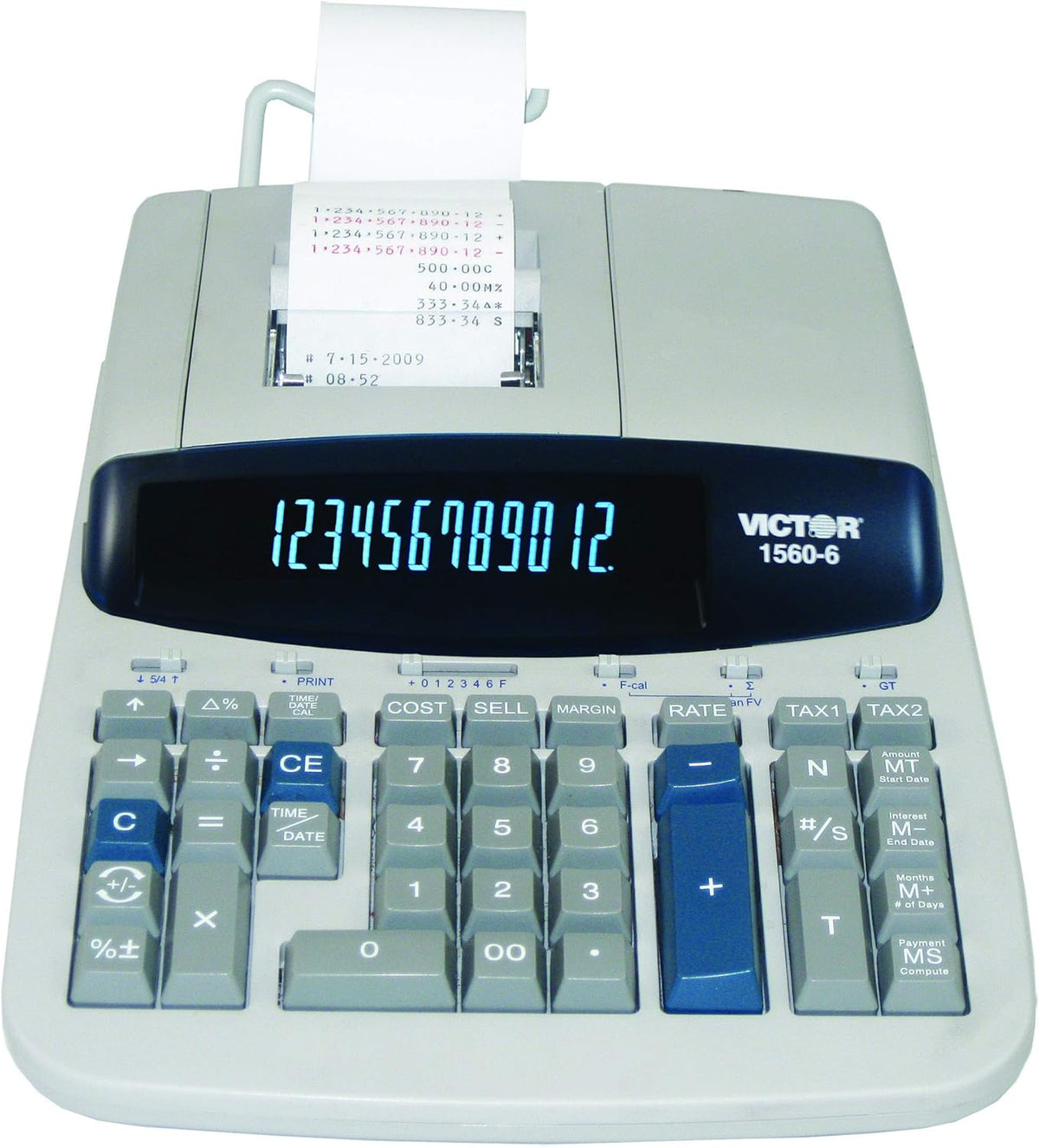 12 Digit Heavy Duty Commercial Printing Calculator L53242