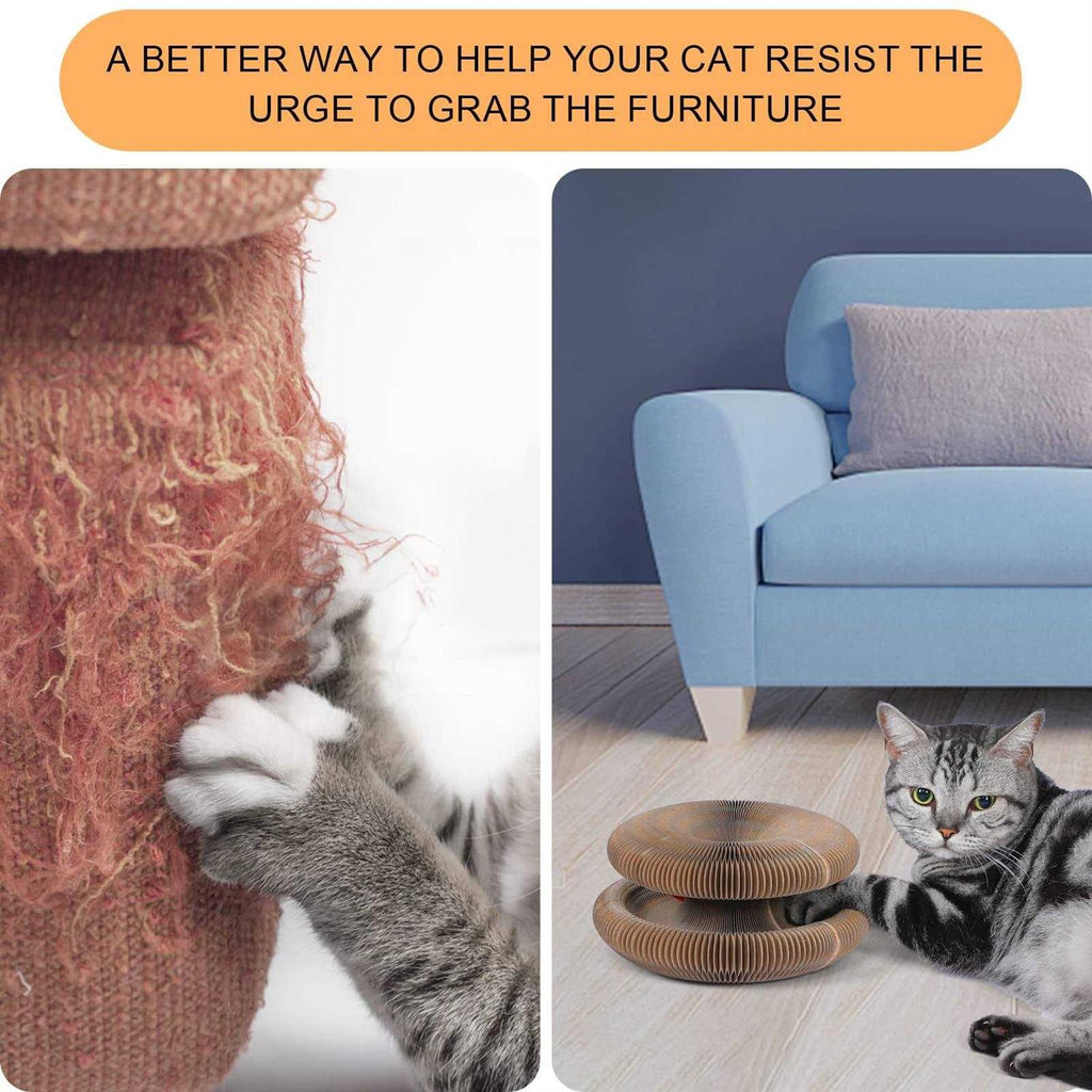 Magic Cats Scratching Board Interactive Scratch Pad Scratcher with Ball B476932