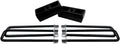 2 Rear Suspension Lift Solid Cast Iron Blocks Extra Long 12.5 Square Leaf Spring Axle U Bolts B29091