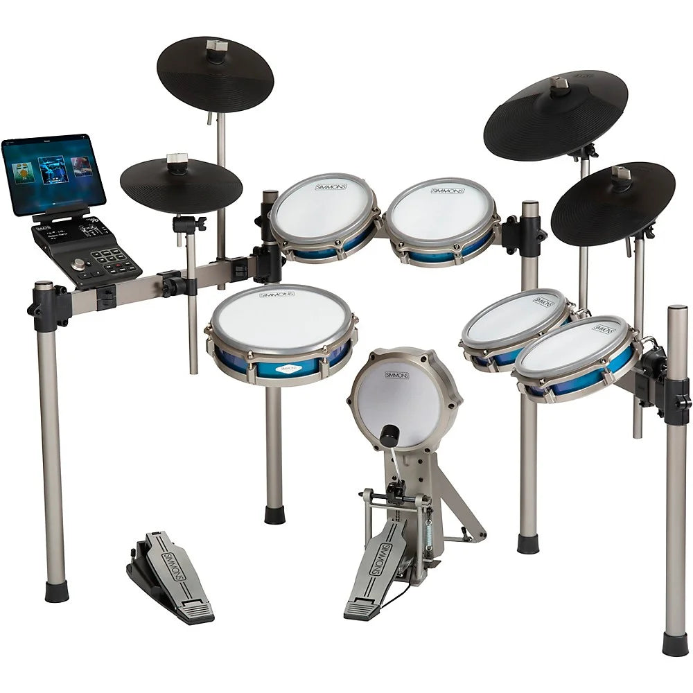 Electronic Drum Kit With Mesh Pads and Bluetooth A8180