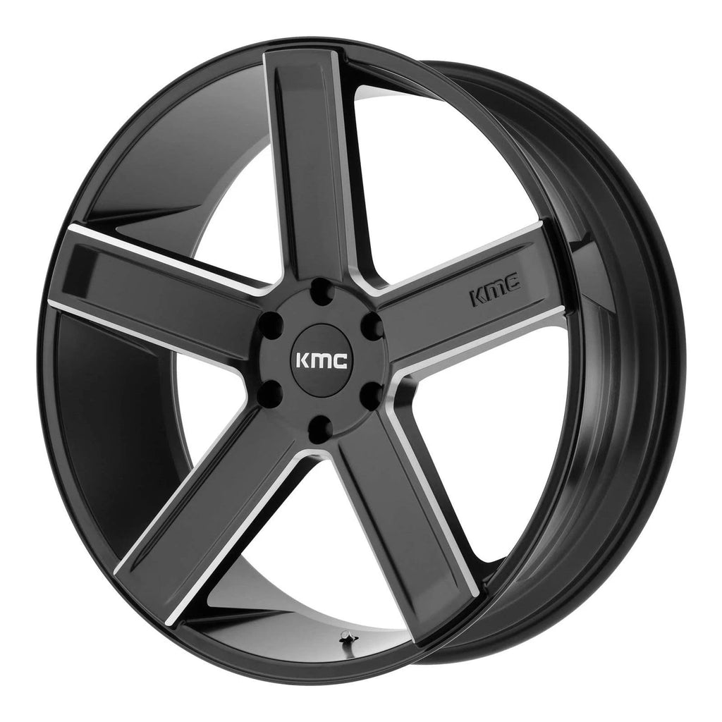 22x9 Satin Black Milled Wheel P39658