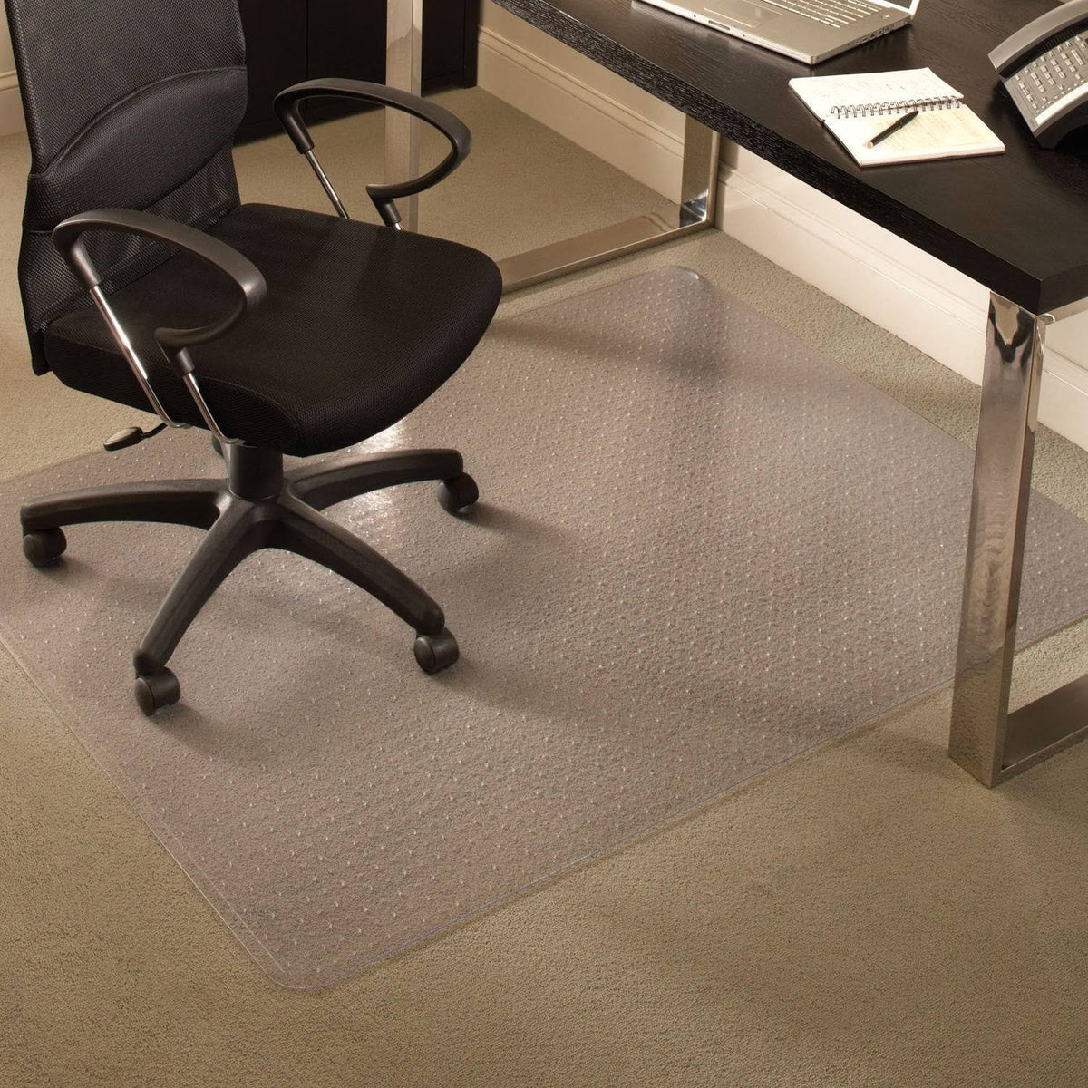 Clear 48 inch x 72 inch Rectangle Chair Mat L89380