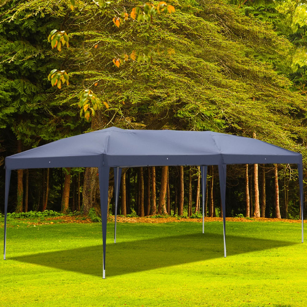 10'x20' Blue Pop Up Canopy Tent T50758
