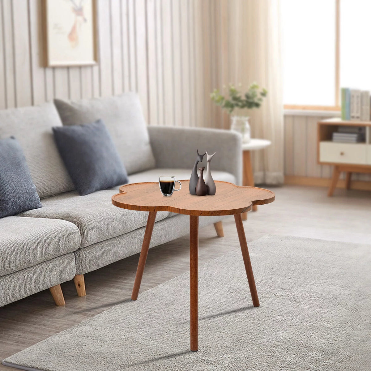 23.6" Flower Shape Coffee Table Z67786