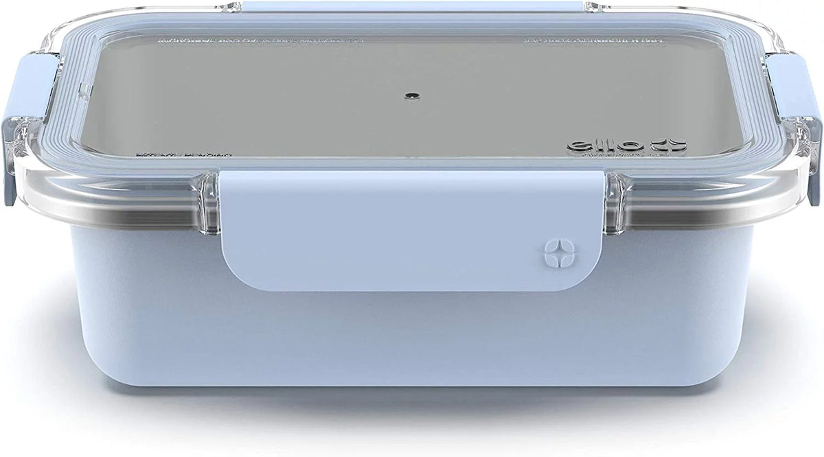 Stainless Steel Rectangle Food Storage Container with Leak-Proof Lids, 4 Cup Z51564