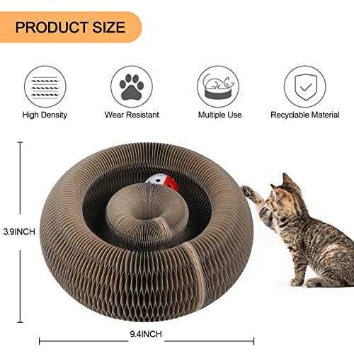 Magic Cats Scratching Board Interactive Scratch Pad Scratcher with Ball B476932
