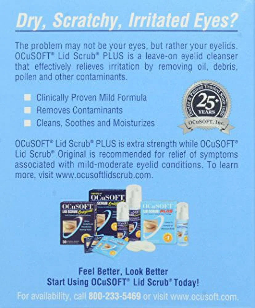 Eyelid Cleanser Pads 30 Each (Pack of 4) U771468