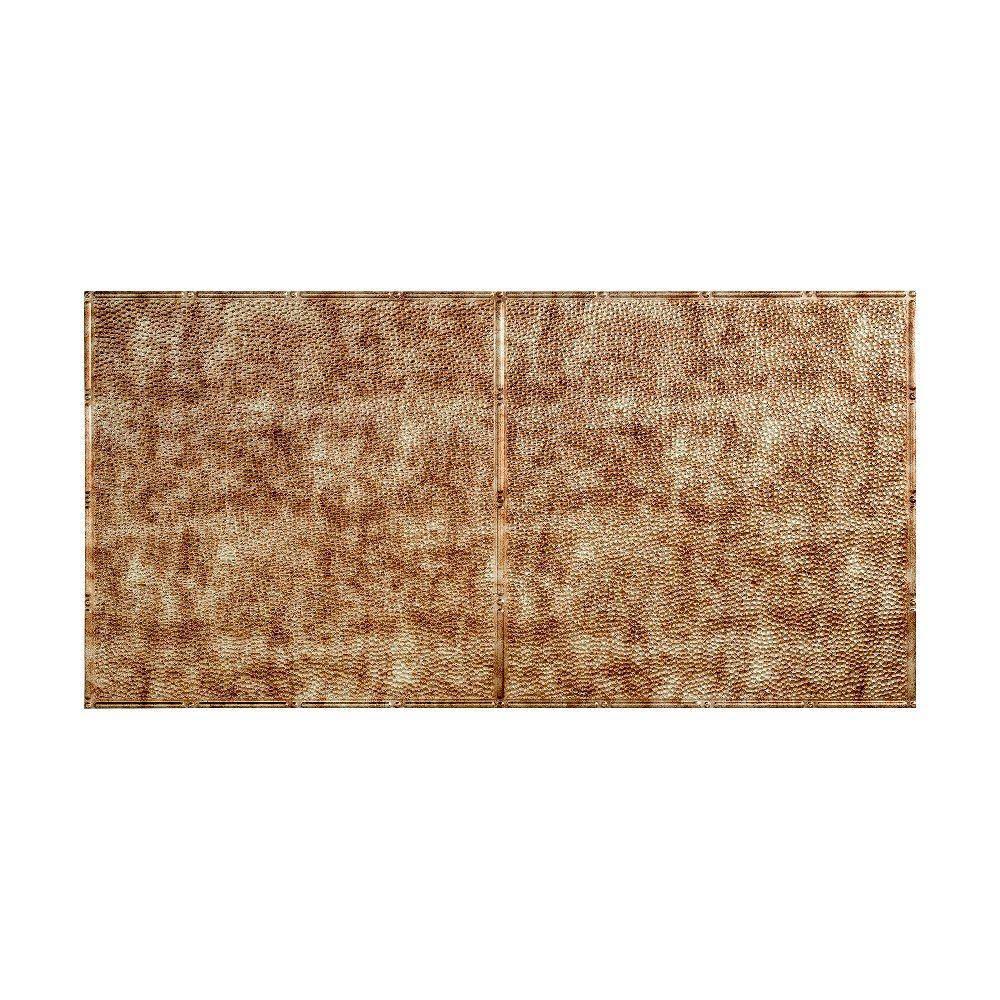 Bermuda Bronze 2ft x 4ft Glue Up Vinyl Ceiling Tile (5 Pack) E16761
