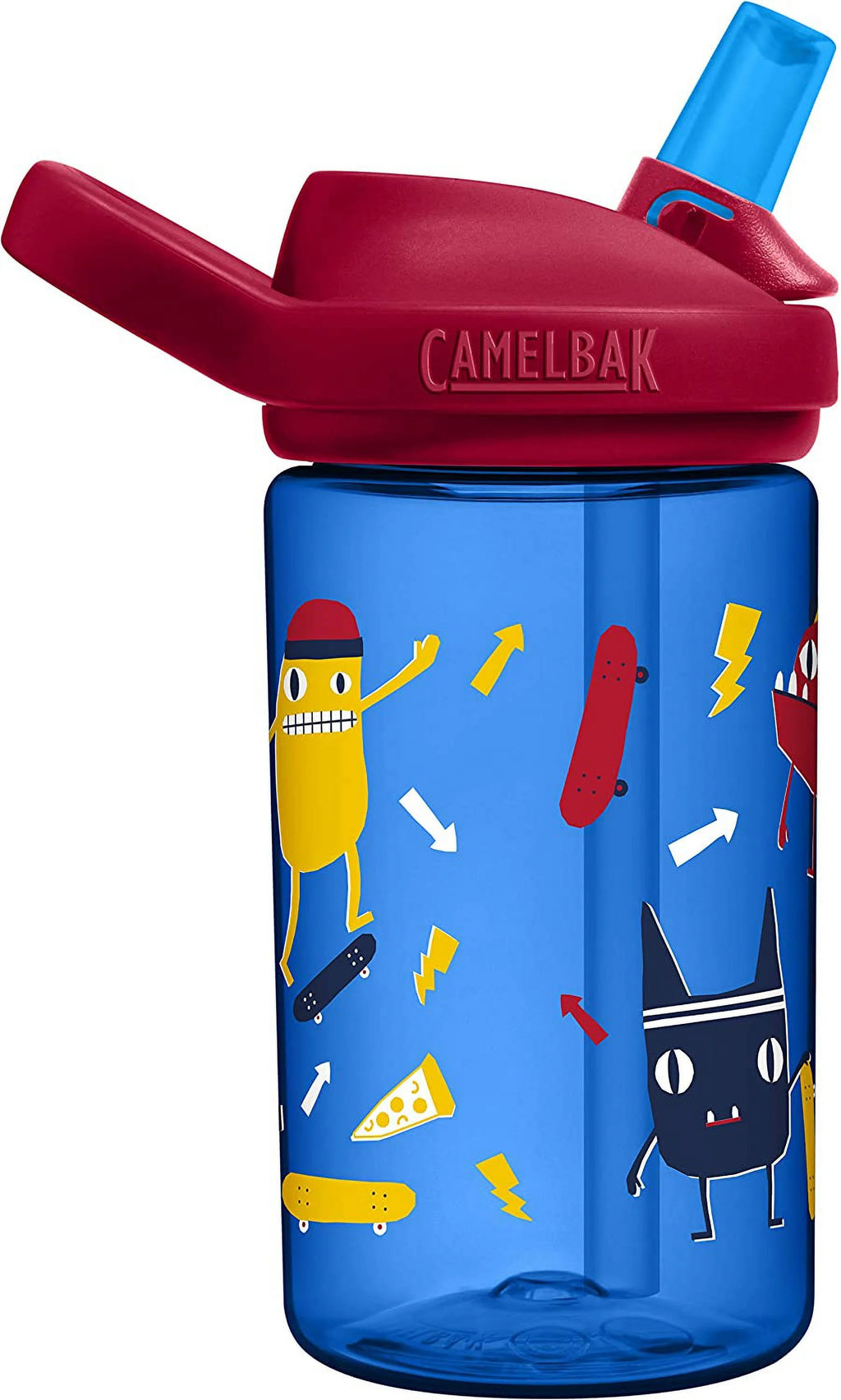 14oz Kids Water Bottle with Straw Top Q991978