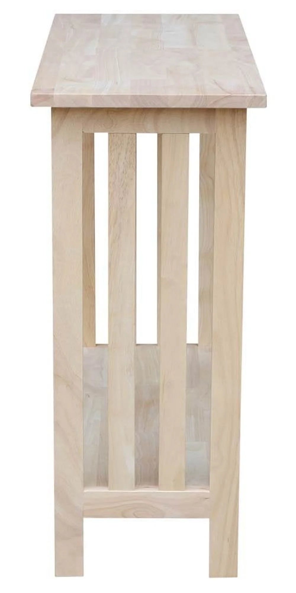 Solid Wood Unfinished Entry Table T4893
