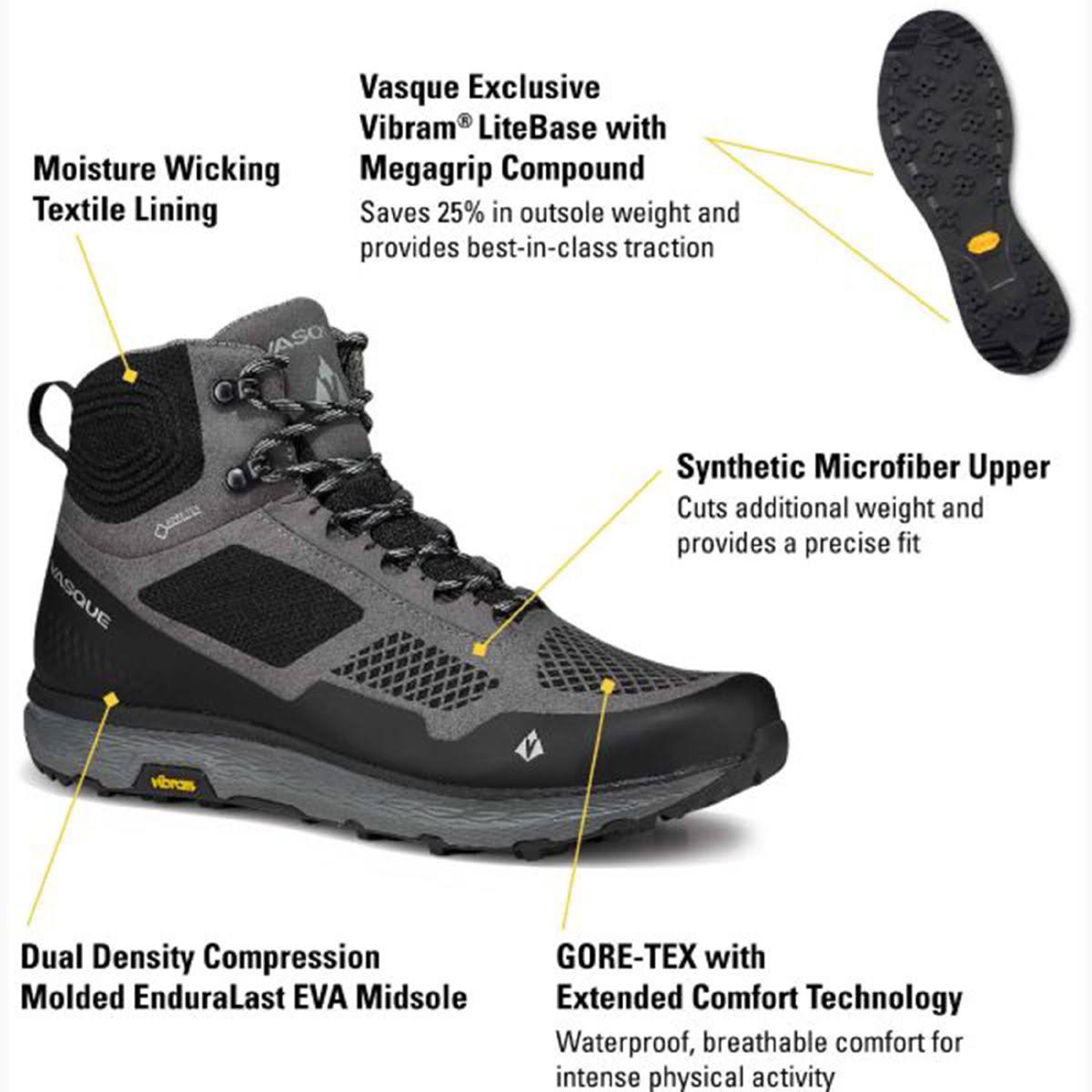 Gargoyle Jet Black Hiking Boots C8192