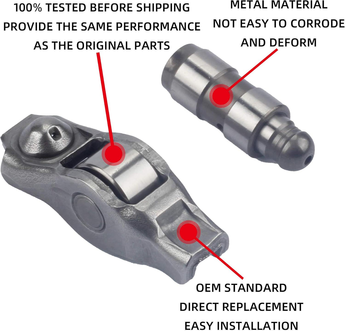 12 Pcs Rocker Arm and Lifter Kit 3.6L Pack of 2 Z519227