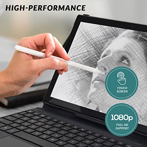 10 Inch Android Tablet 2 in 1 1080p HD 2GB RAM 32GB Storage Silver C34328