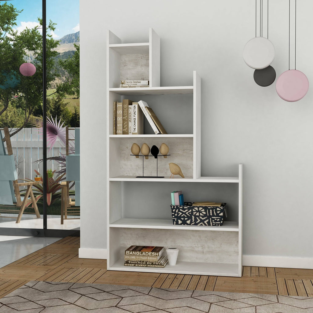 White Bookcase J964