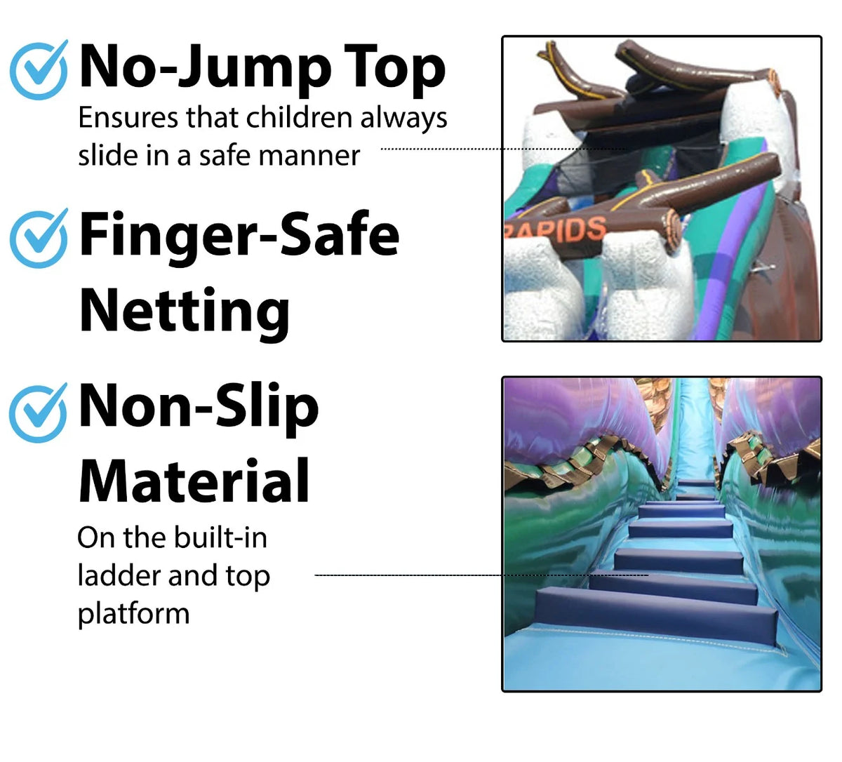 Inflatable Water Slide with Blower, 21' S645