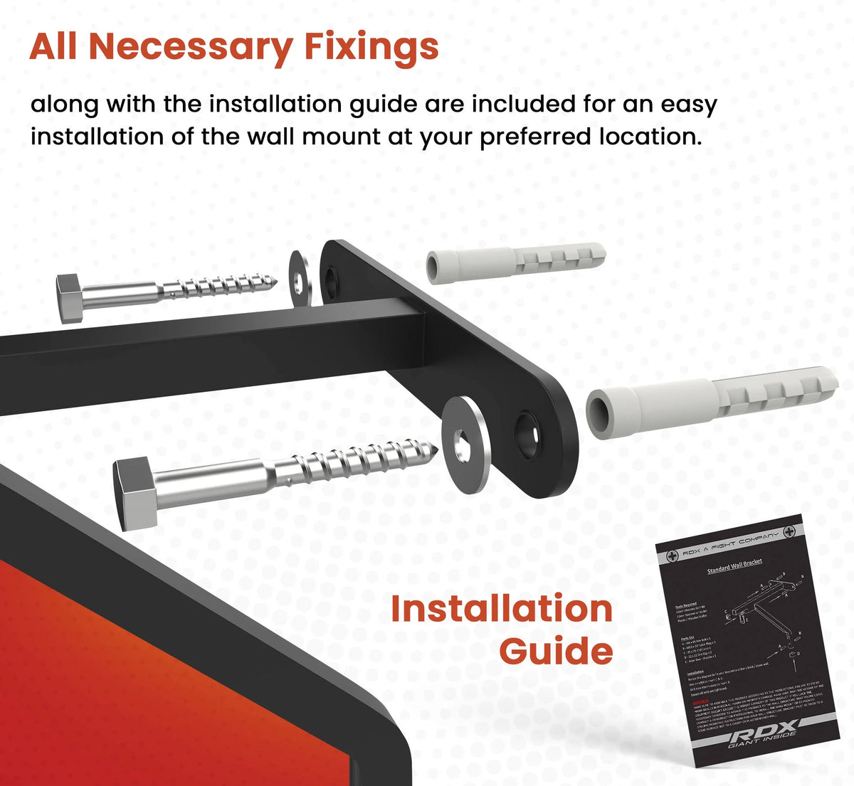 Black Iron Boxing Wall Bracket Hook P950