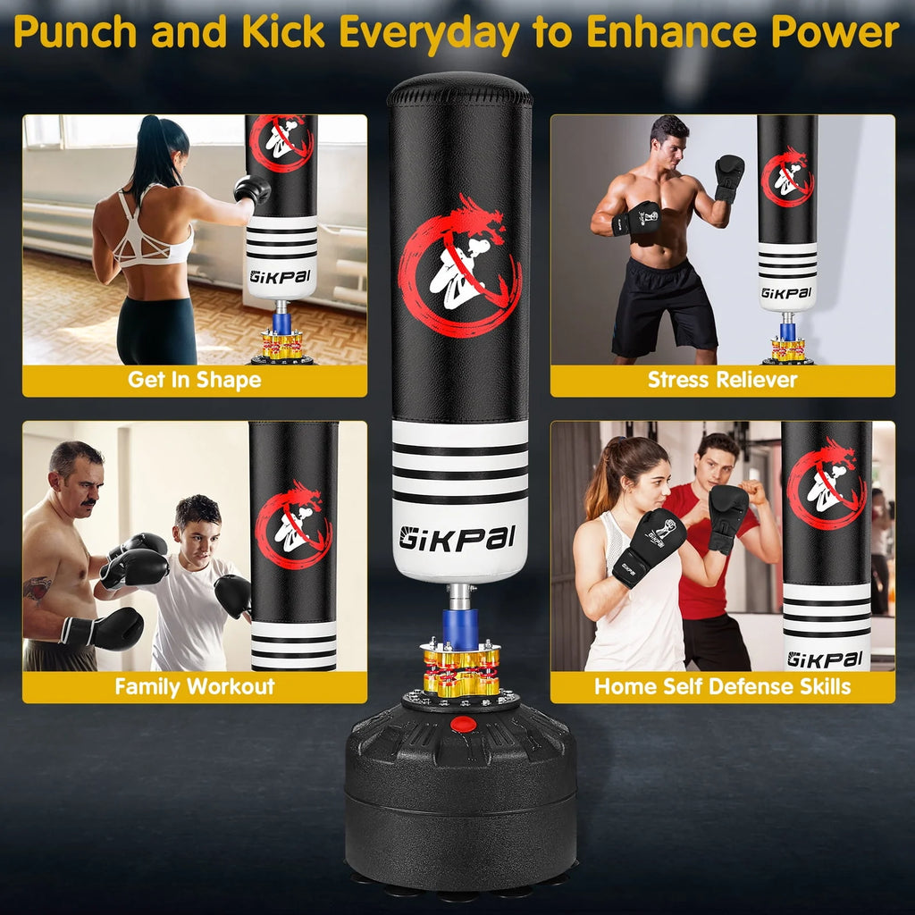 70'' 180lbs Freestanding Punching Bag with Stand X730