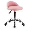 Pink PU Leather Adjustable Drafting Stool Q253024