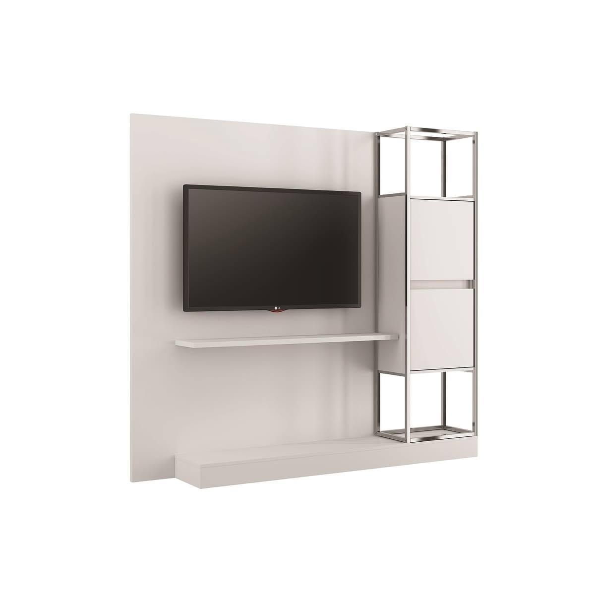 White Tall Entertainment Center C4405