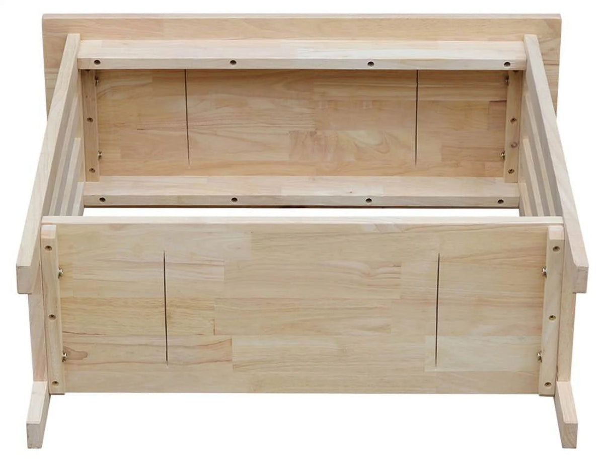 Solid Wood Unfinished Entry Table T4893