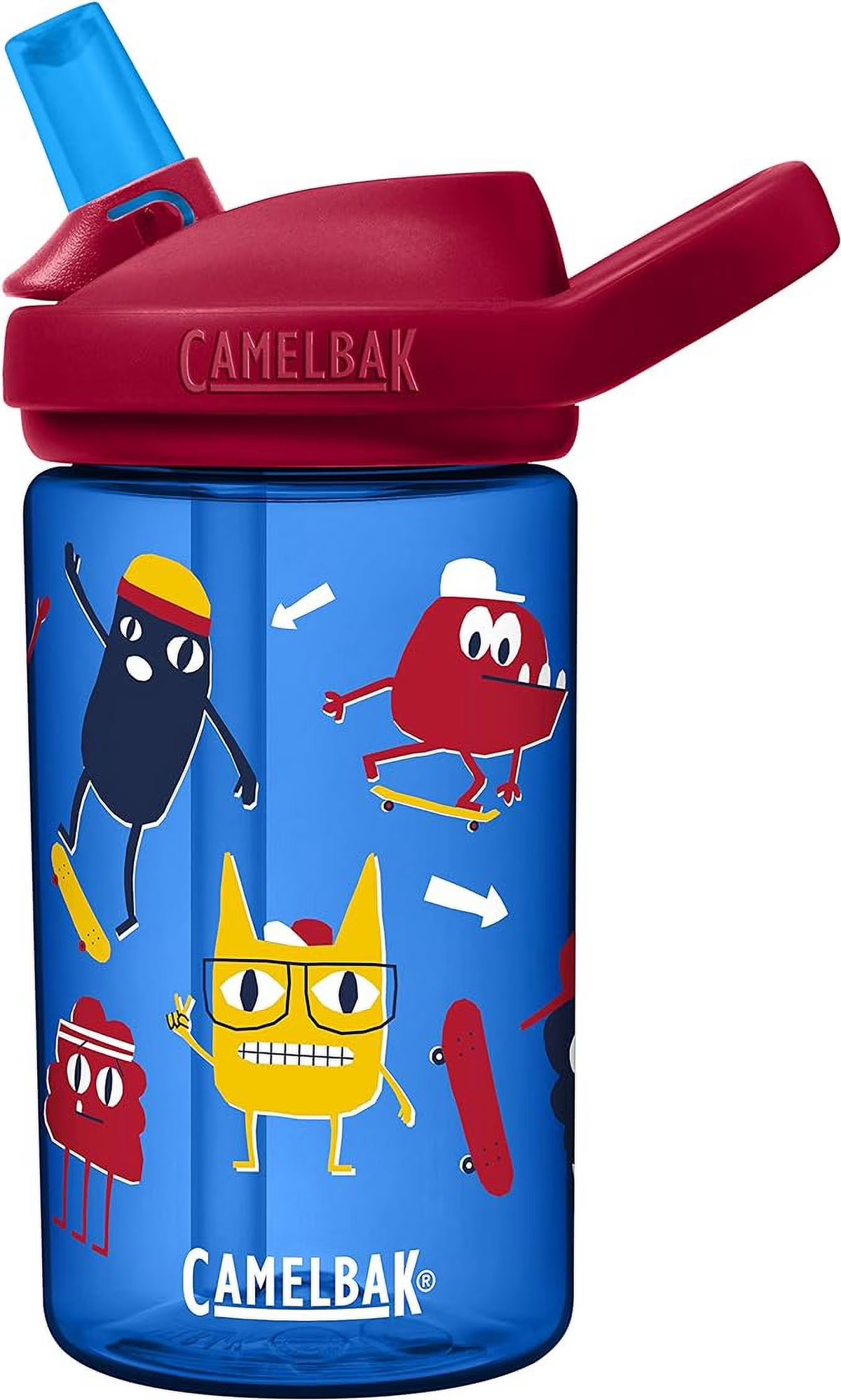 14oz Kids Water Bottle with Straw Top Q991978