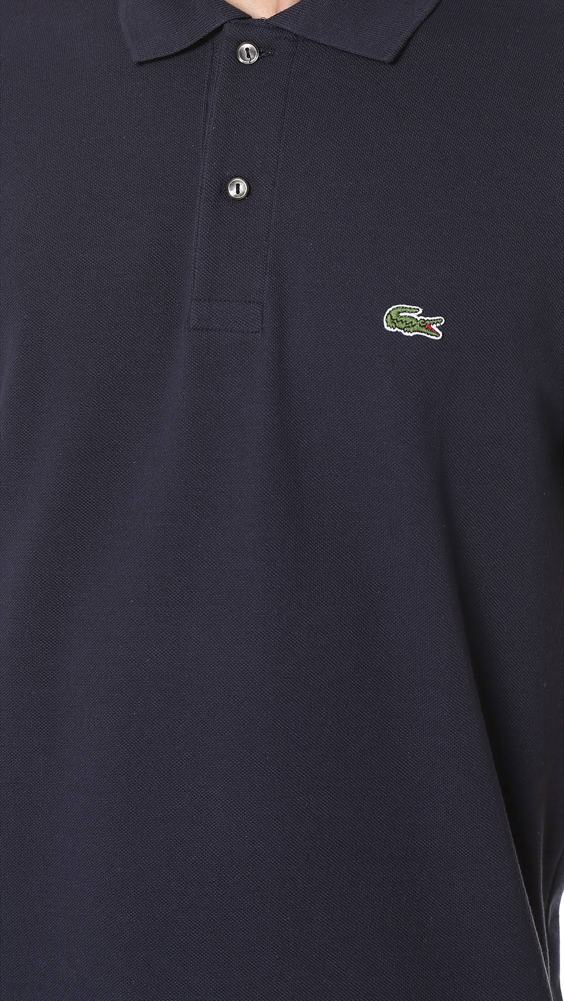 Short Sleeve Classic Pique Polo Navy Blue W47482