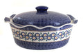 Large Oval Baker with Lid D800