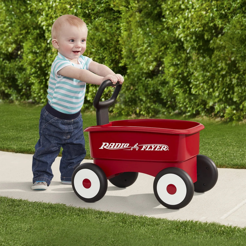 Red 2-in-1 Play Wagon Push Walker G46661