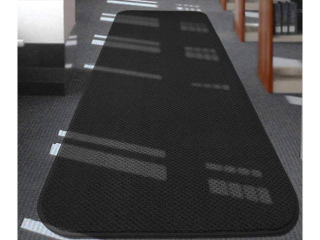 Skid-Resistant Carpet Runner Black 24 ft. x 27 in. E9463