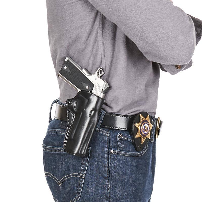 Black Paddle Belt Holster B6802