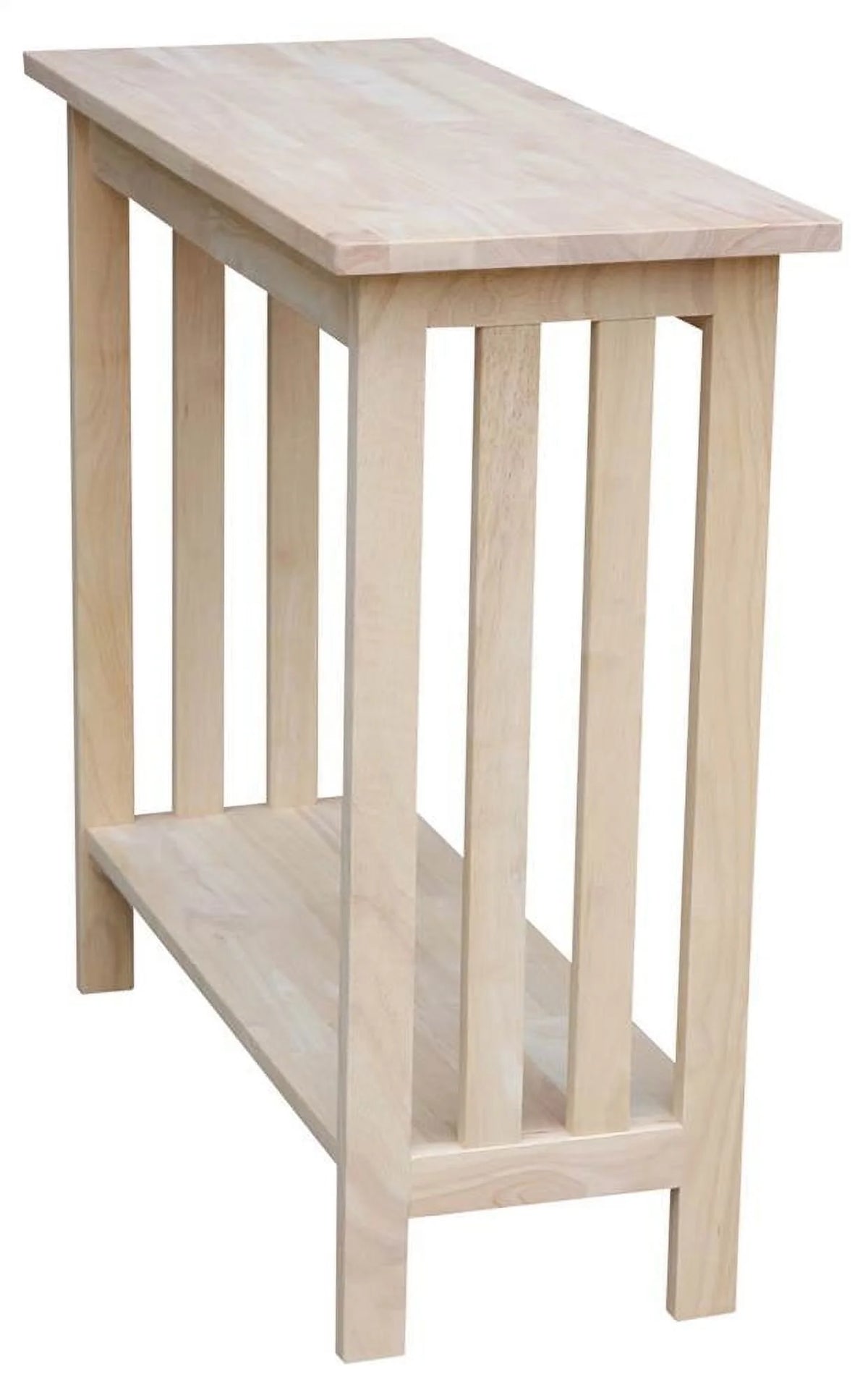 Solid Wood Unfinished Entry Table T4893