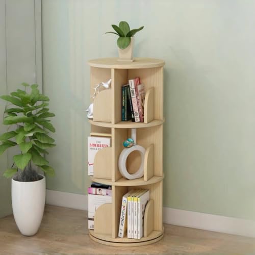 2 Tier 360° Rotating Shelves Bookshelf D220