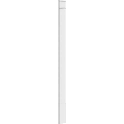 Smooth PVC Pilaster with Decorative Capital & Base (Pair) D9333