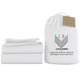 White 800-Thread-Count Organic Cotton King Sheet Set W81149