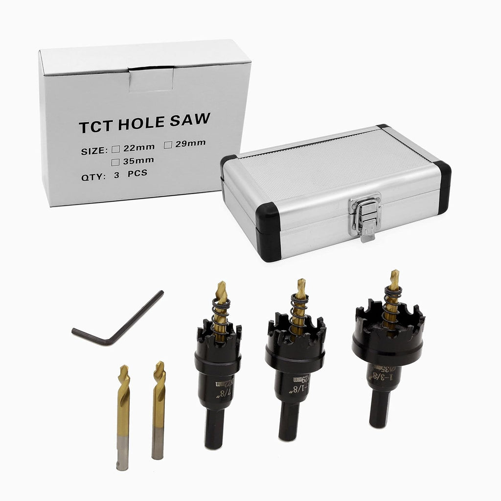 10 Pcs Tungsten Carbide Tipped Hole Saw Kit K48662