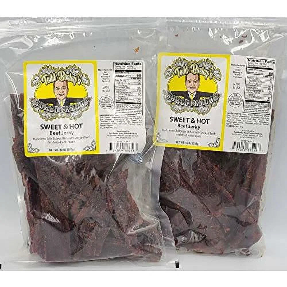 10 Oz Sweet & Hot Jerky 2 Pack R693543