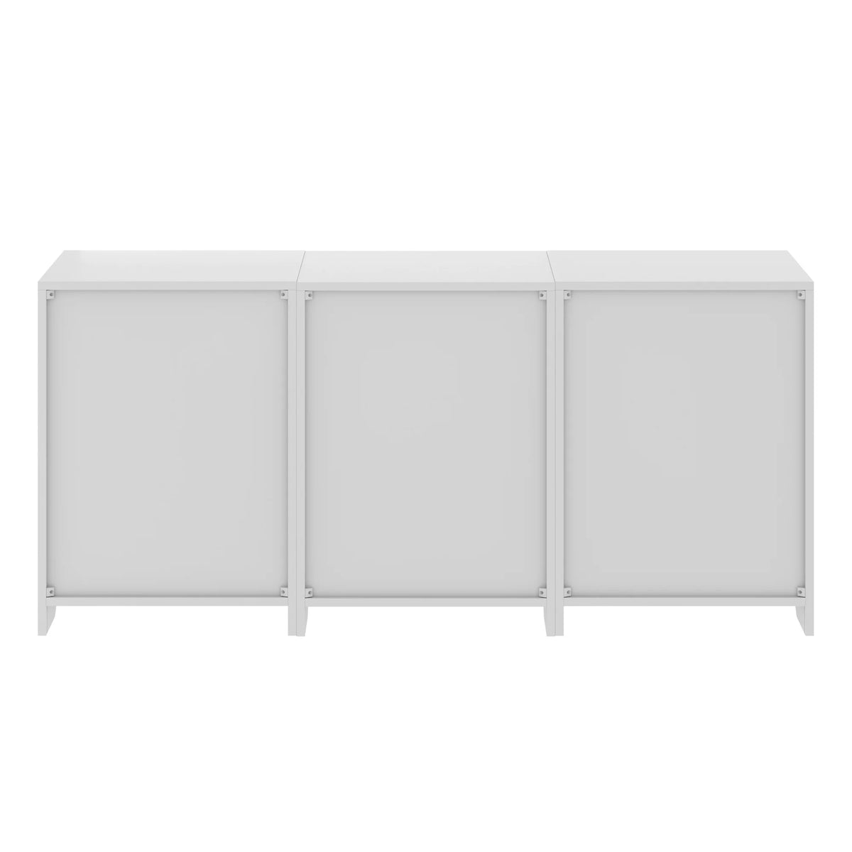 3-Pc White Storage Cabinet Set J985288