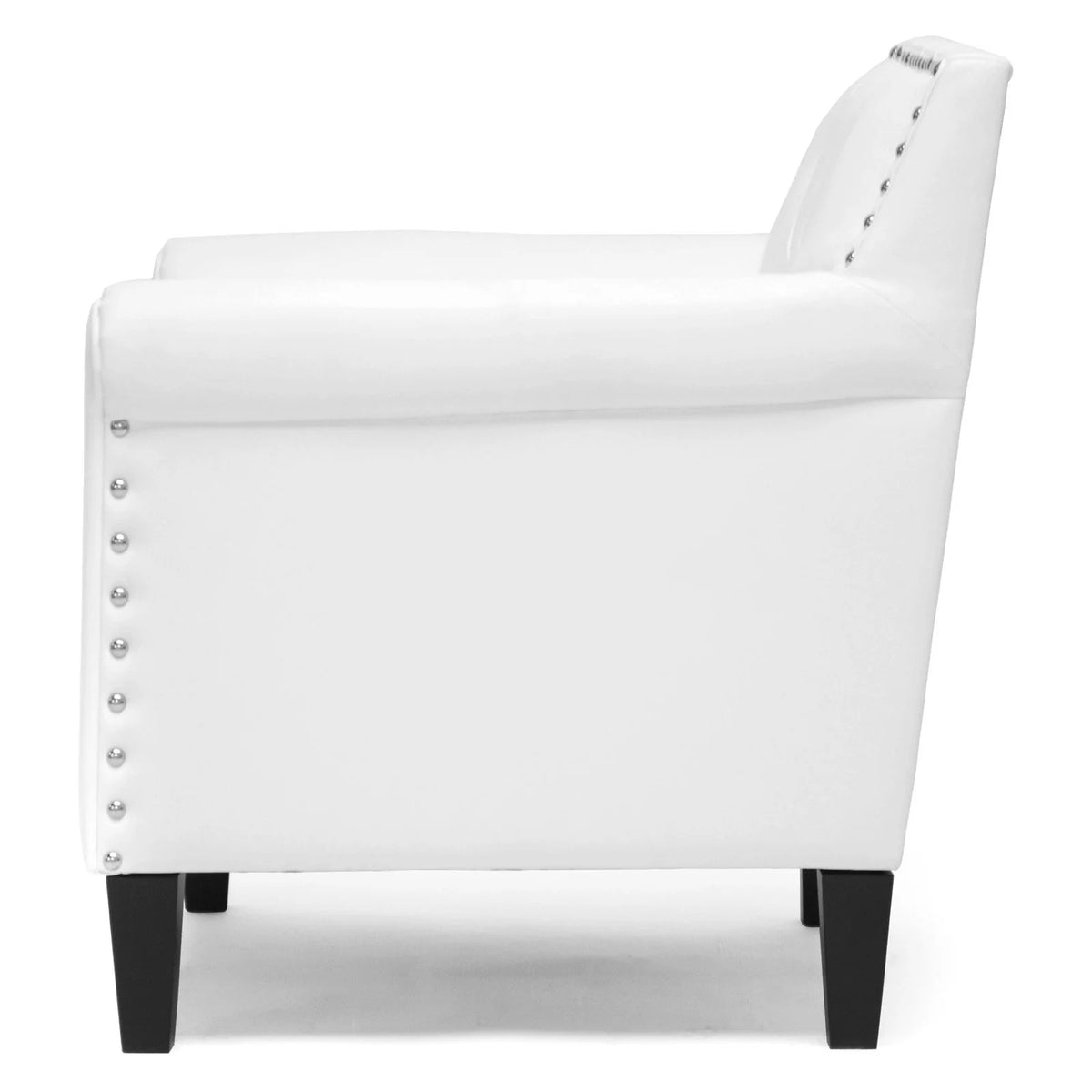 White Modern Arm Chair V87350