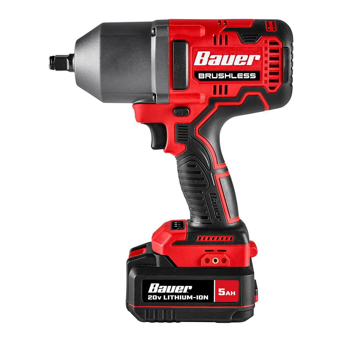 20V Brushless Cordless 1/2 in. High-Torque Impact Wrench Kit with 5 Ah Battery and Charger X863175
