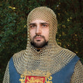 Plated Brass Mail Armor Coif Z989808