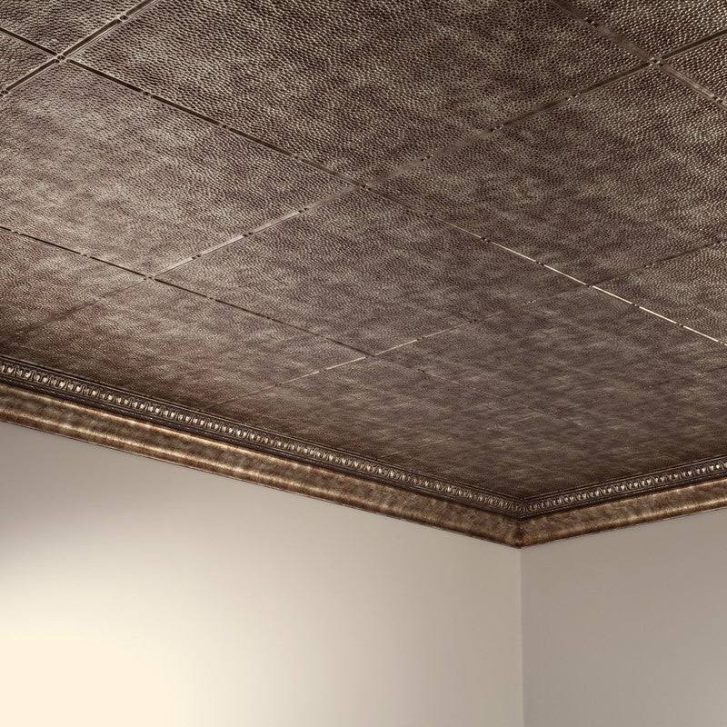 Bermuda Bronze 2ft x 4ft Glue Up Vinyl Ceiling Tile (5 Pack) E16761