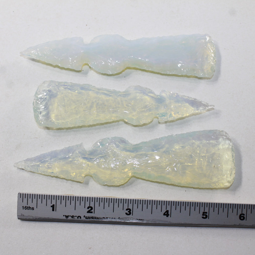 Opalite Ornamental Tomahawk Heads P9515