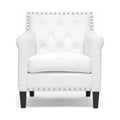White Modern Arm Chair V87350